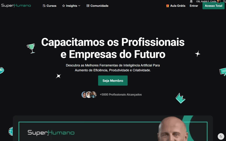 SuperHumano Academy — Plataforma